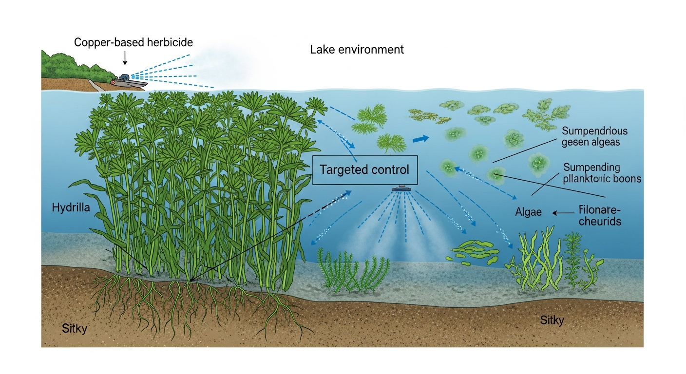 Copper Treatments for Hydrilla