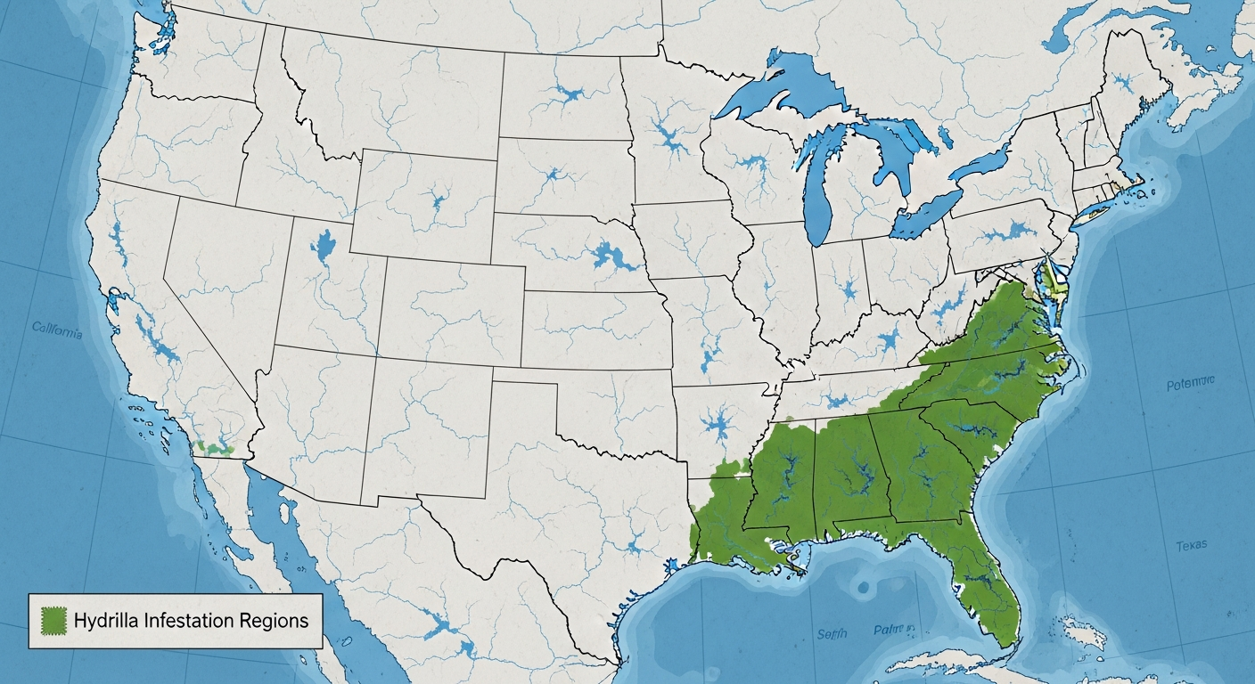 Hydrilla Infestation Statistics and Data