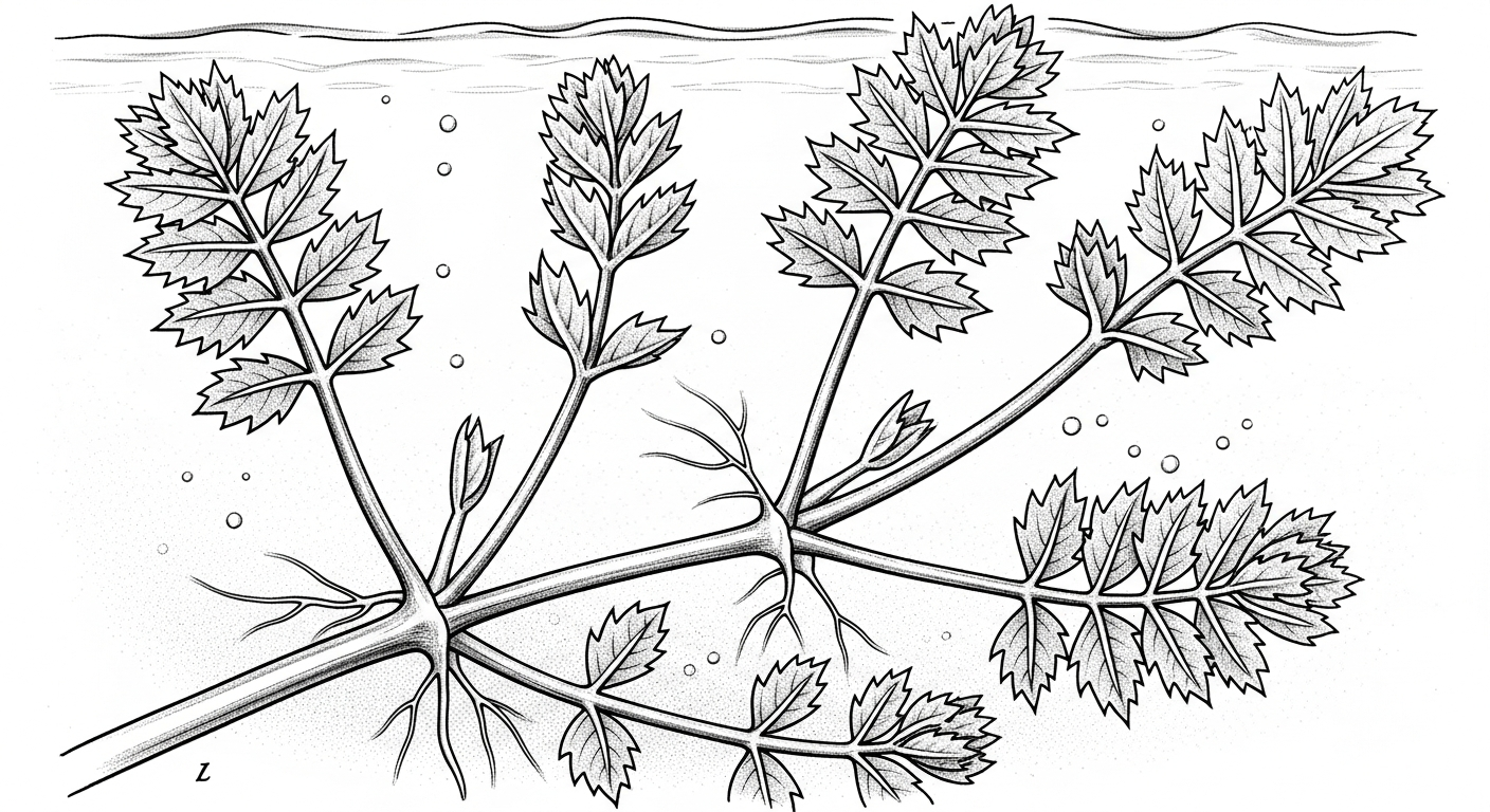 Hydrilla Stem Structures