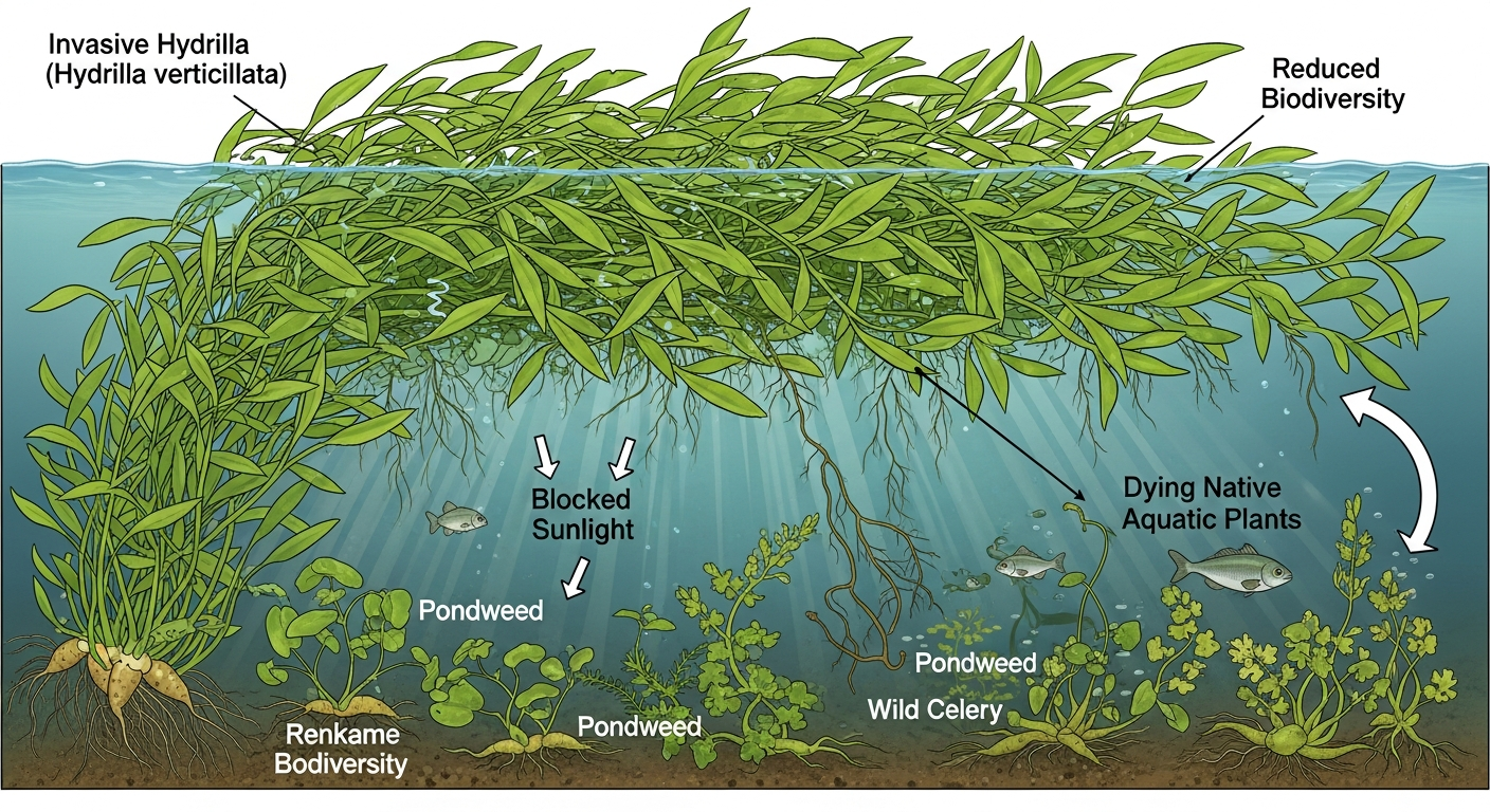 Hydrilla Impact on Native Plants