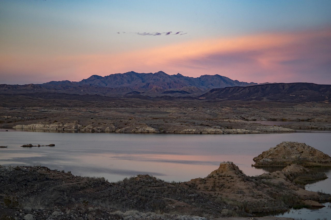 Lake Mead on the Nevada-Arizona border, a critical water resource