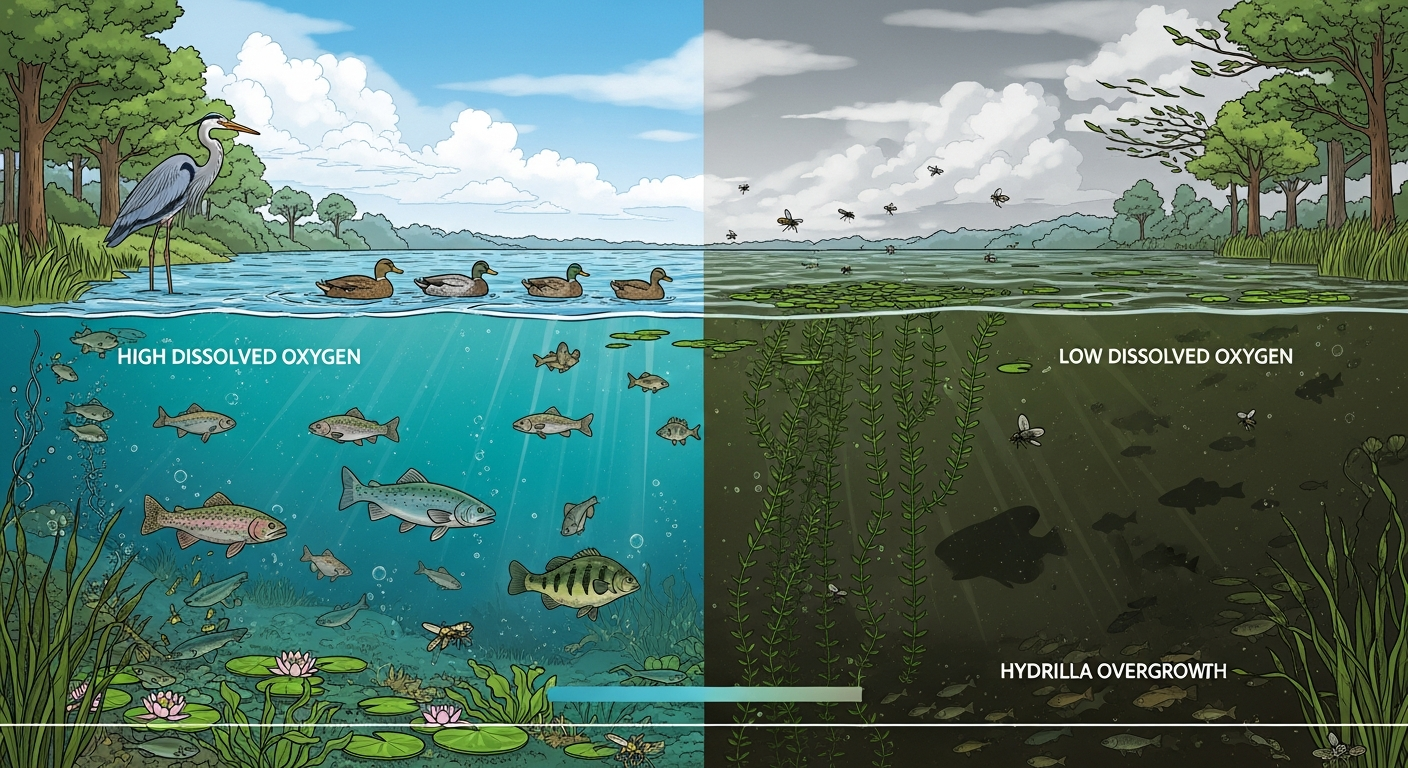 Hydrilla Impact on Water Quality