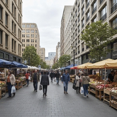 Community members participating in a local clean-up effort near a body of water